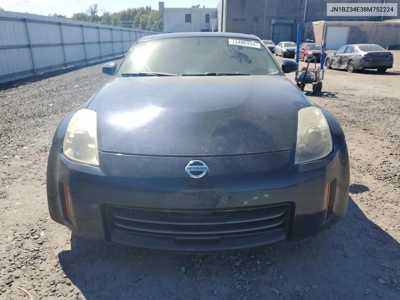 2008 Nissan 350Z Coupe VIN: JN1BZ34E38M752224 Lot: 74496934