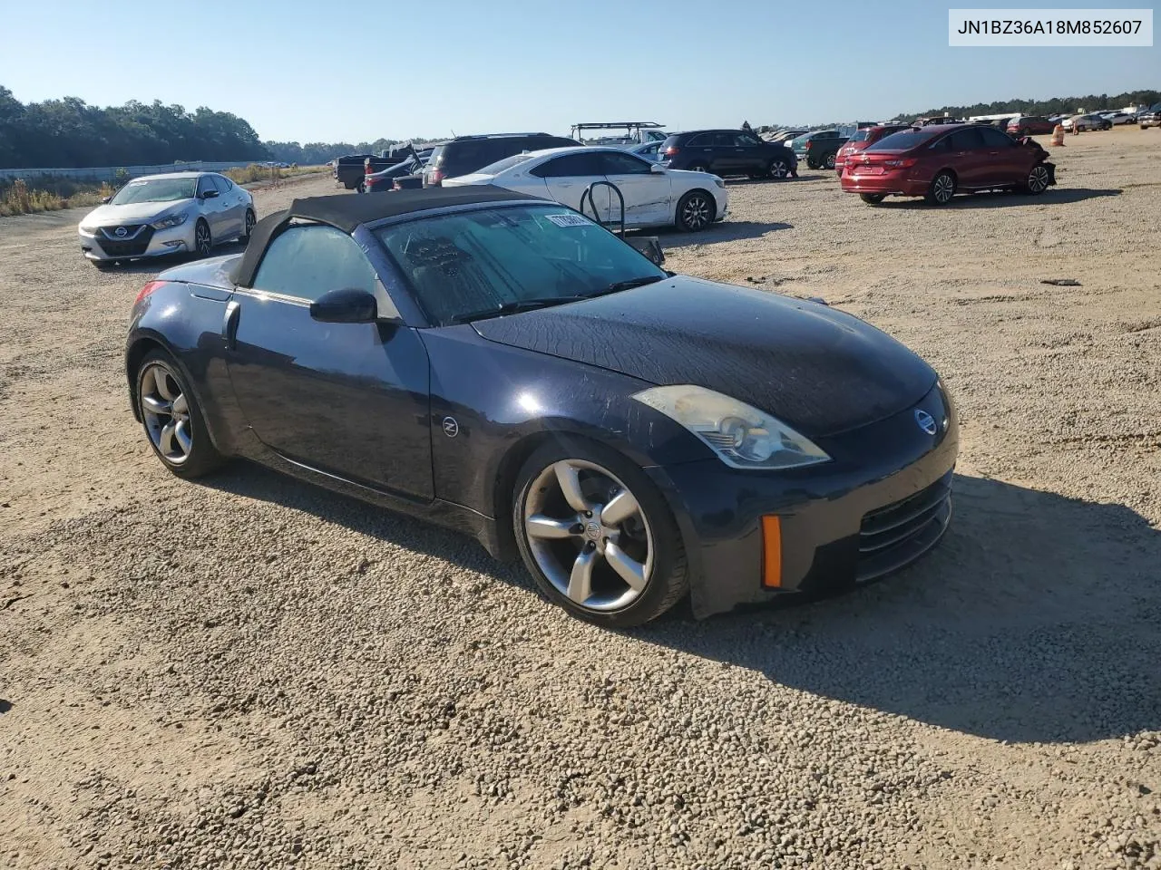 2008 Nissan 350Z Roadster VIN: JN1BZ36A18M852607 Lot: 77838614