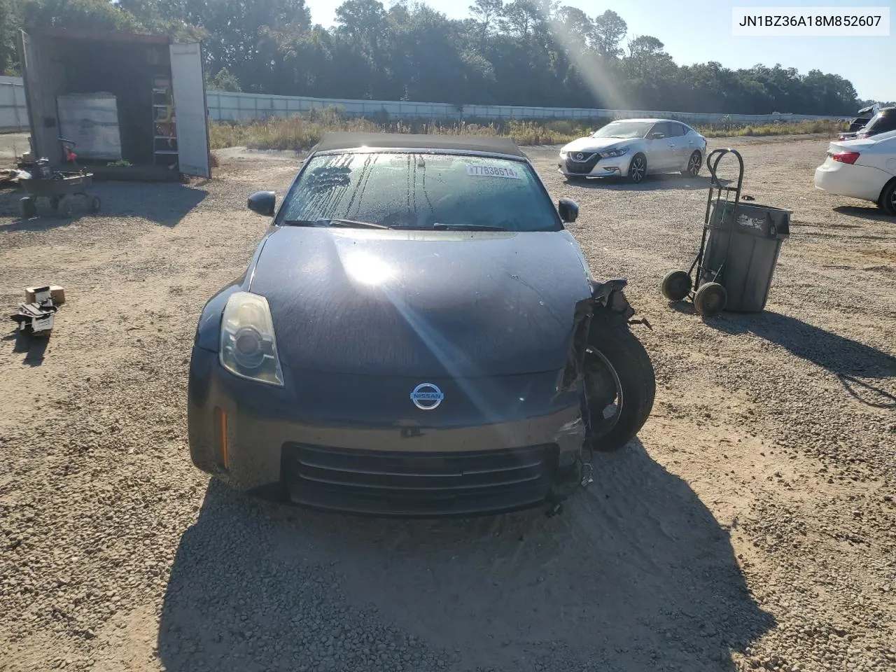 2008 Nissan 350Z Roadster VIN: JN1BZ36A18M852607 Lot: 77838614