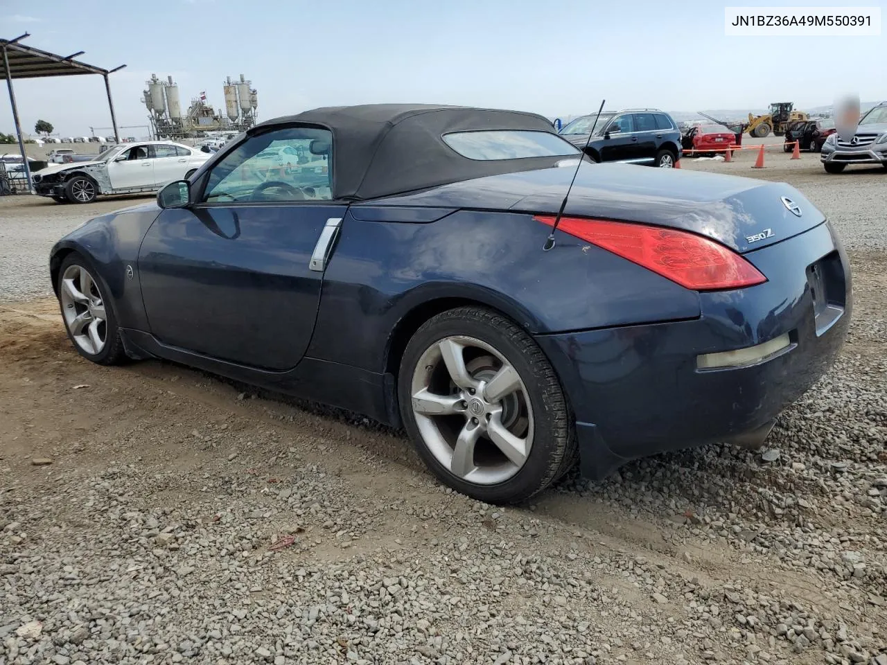 2009 Nissan 350Z VIN: JN1BZ36A49M550391 Lot: 64302704