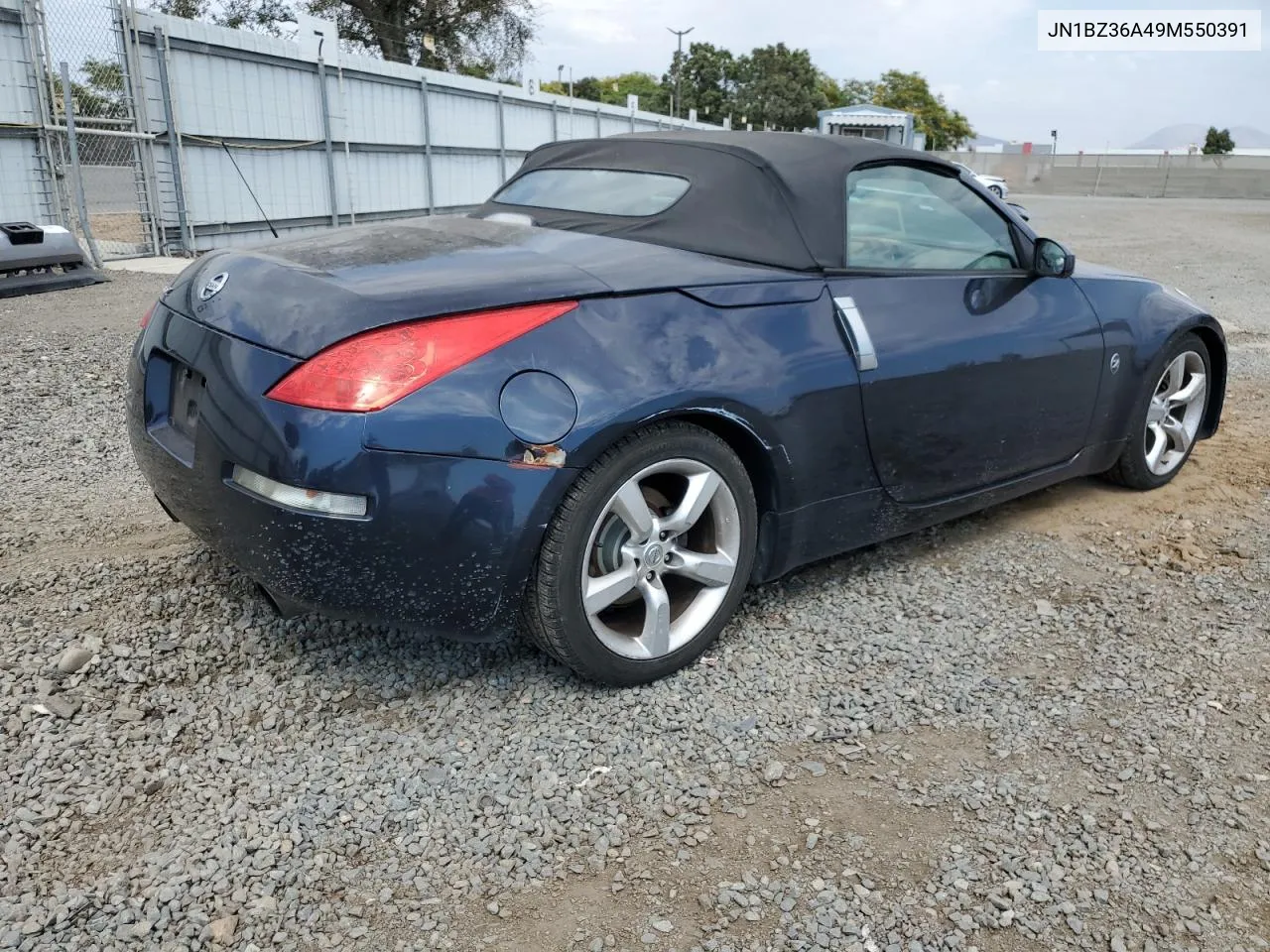 2009 Nissan 350Z VIN: JN1BZ36A49M550391 Lot: 64302704