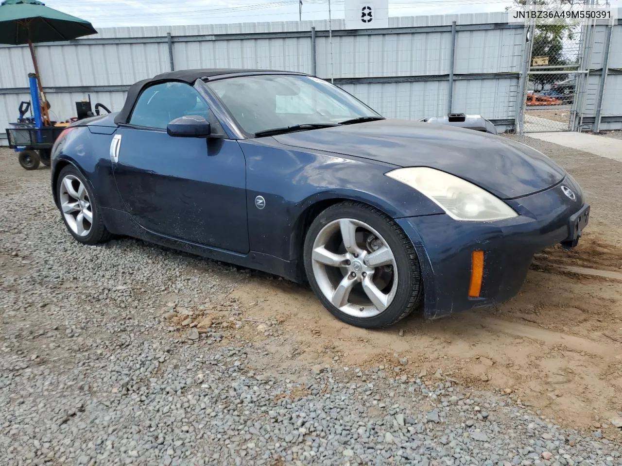 2009 Nissan 350Z VIN: JN1BZ36A49M550391 Lot: 64302704