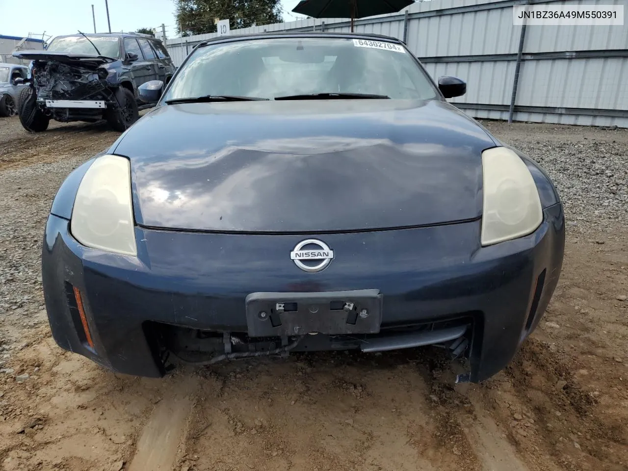 2009 Nissan 350Z VIN: JN1BZ36A49M550391 Lot: 64302704