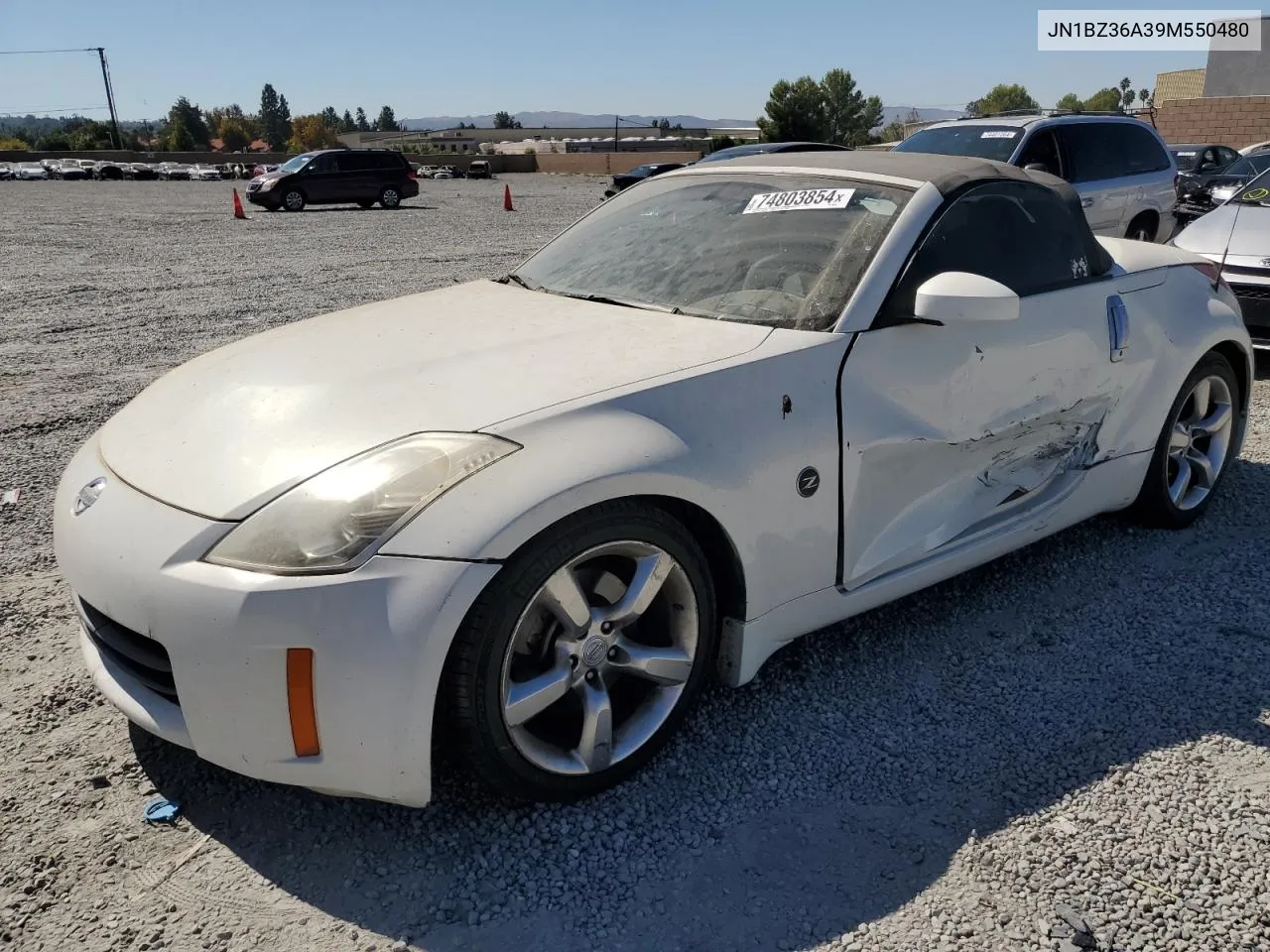 2009 Nissan 350Z VIN: JN1BZ36A39M550480 Lot: 74803854