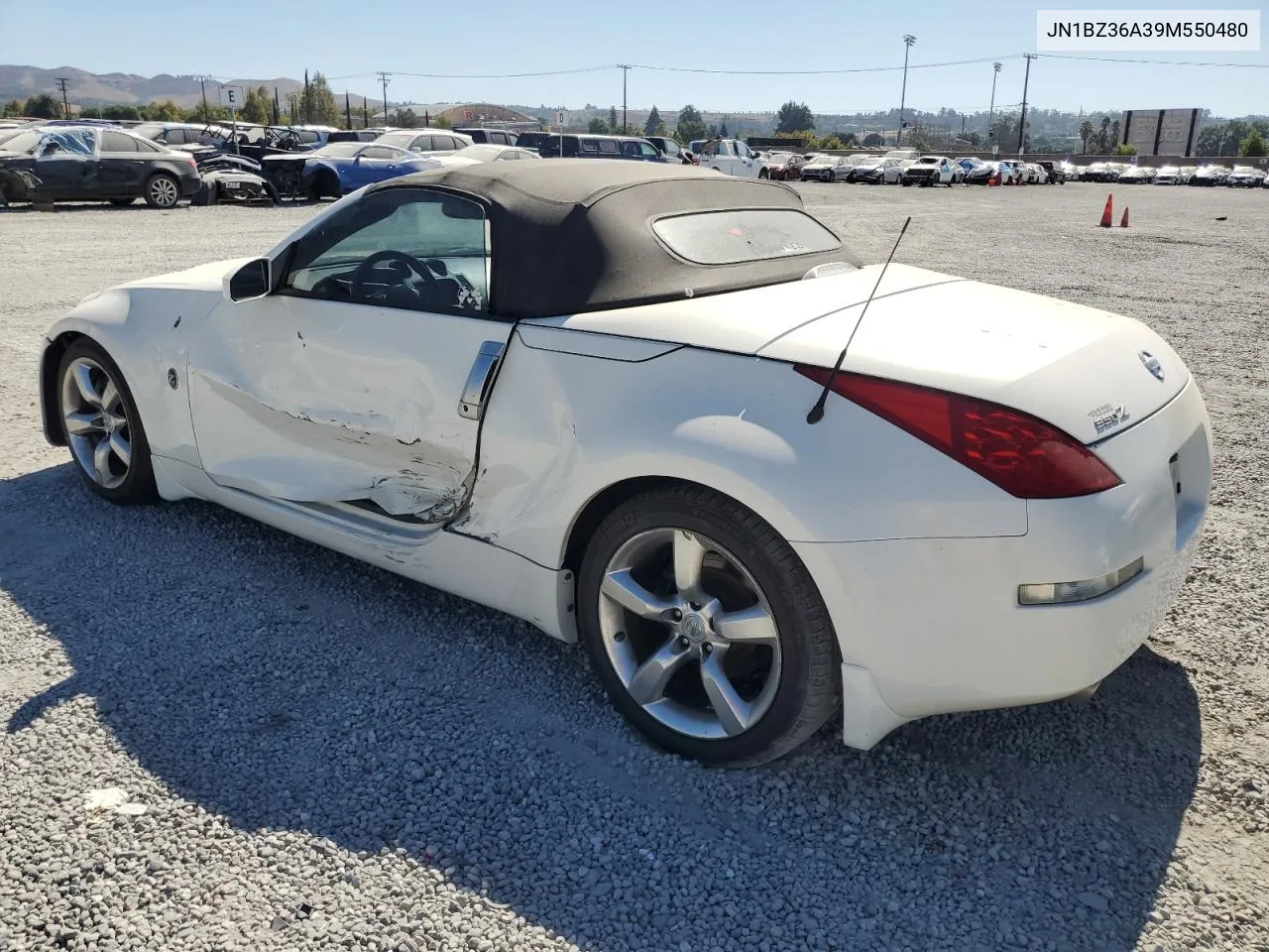 2009 Nissan 350Z VIN: JN1BZ36A39M550480 Lot: 74803854