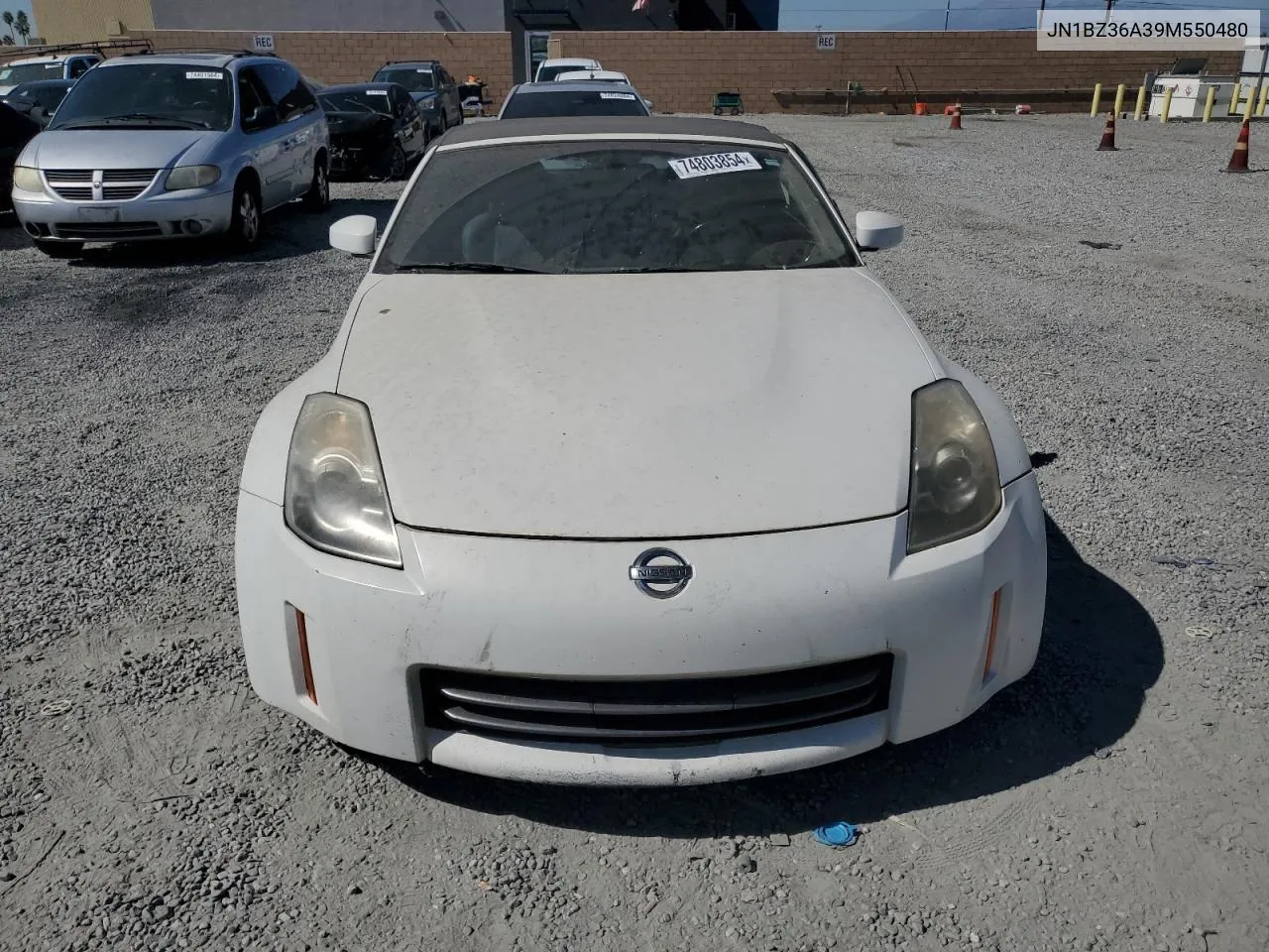 2009 Nissan 350Z VIN: JN1BZ36A39M550480 Lot: 74803854