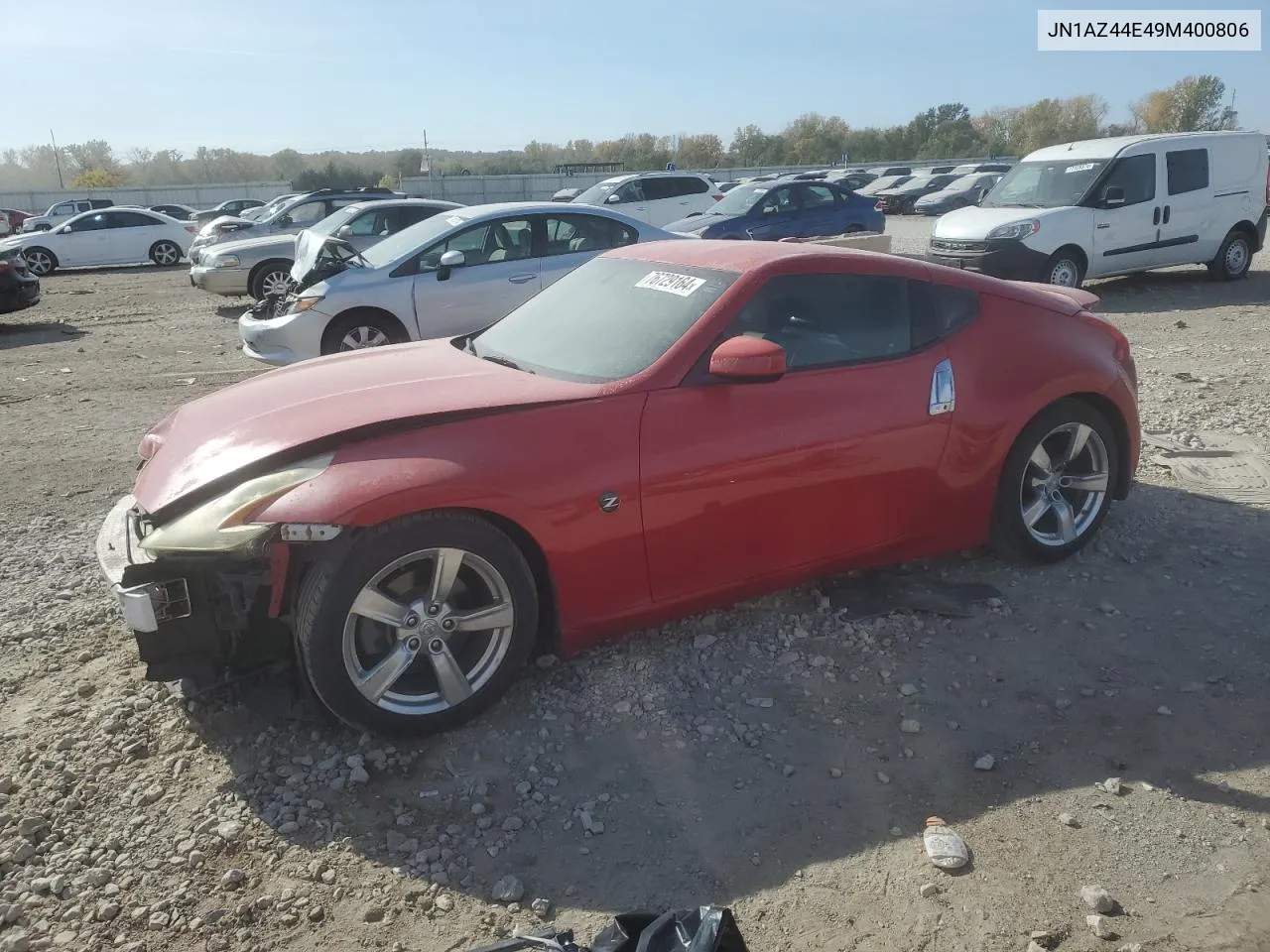 2009 Nissan 370Z VIN: JN1AZ44E49M400806 Lot: 76729164