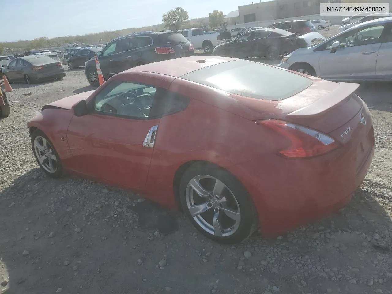 2009 Nissan 370Z VIN: JN1AZ44E49M400806 Lot: 76729164