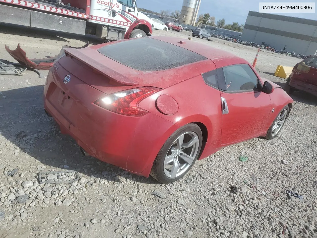 2009 Nissan 370Z VIN: JN1AZ44E49M400806 Lot: 76729164