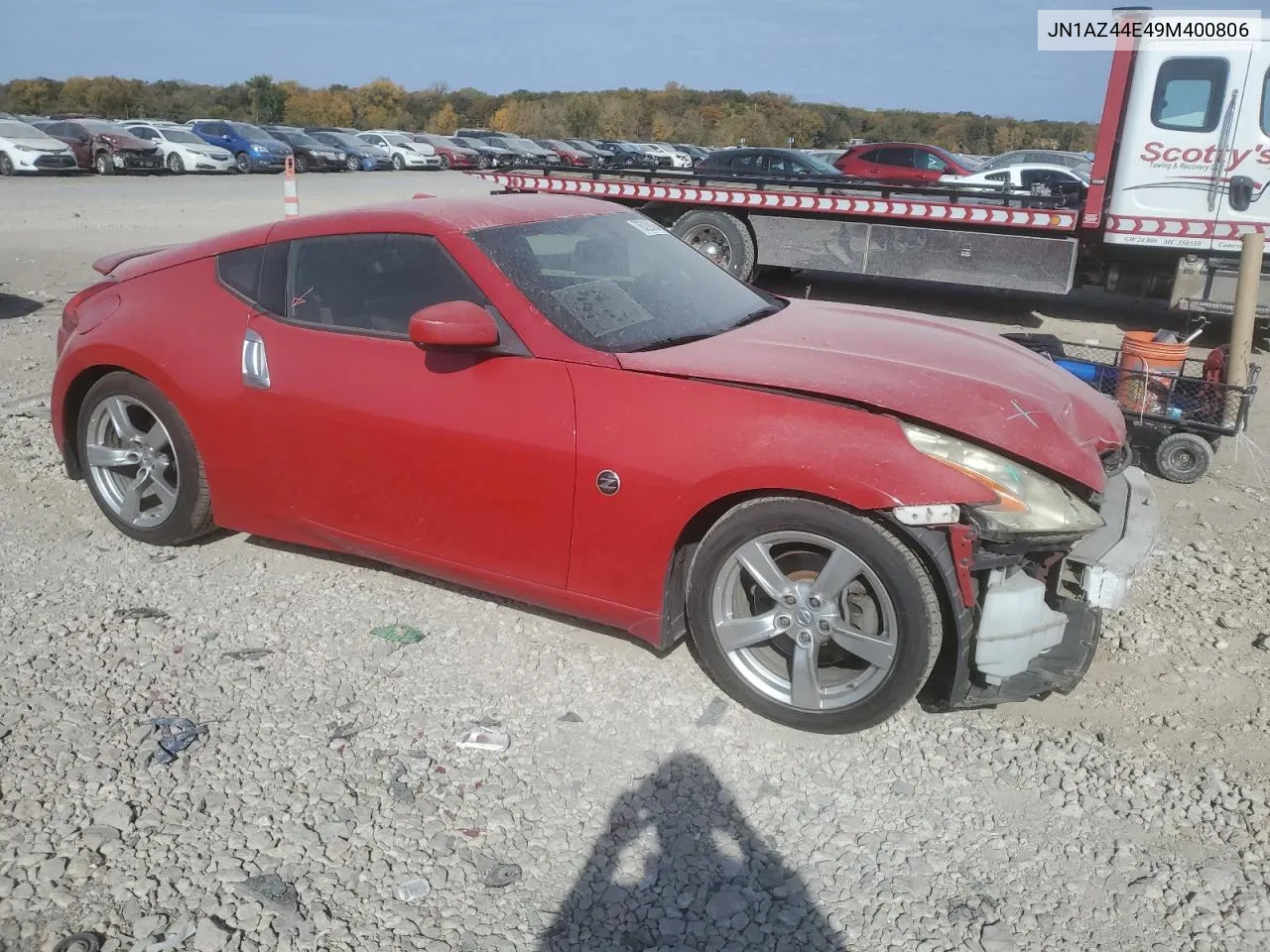 2009 Nissan 370Z VIN: JN1AZ44E49M400806 Lot: 76729164