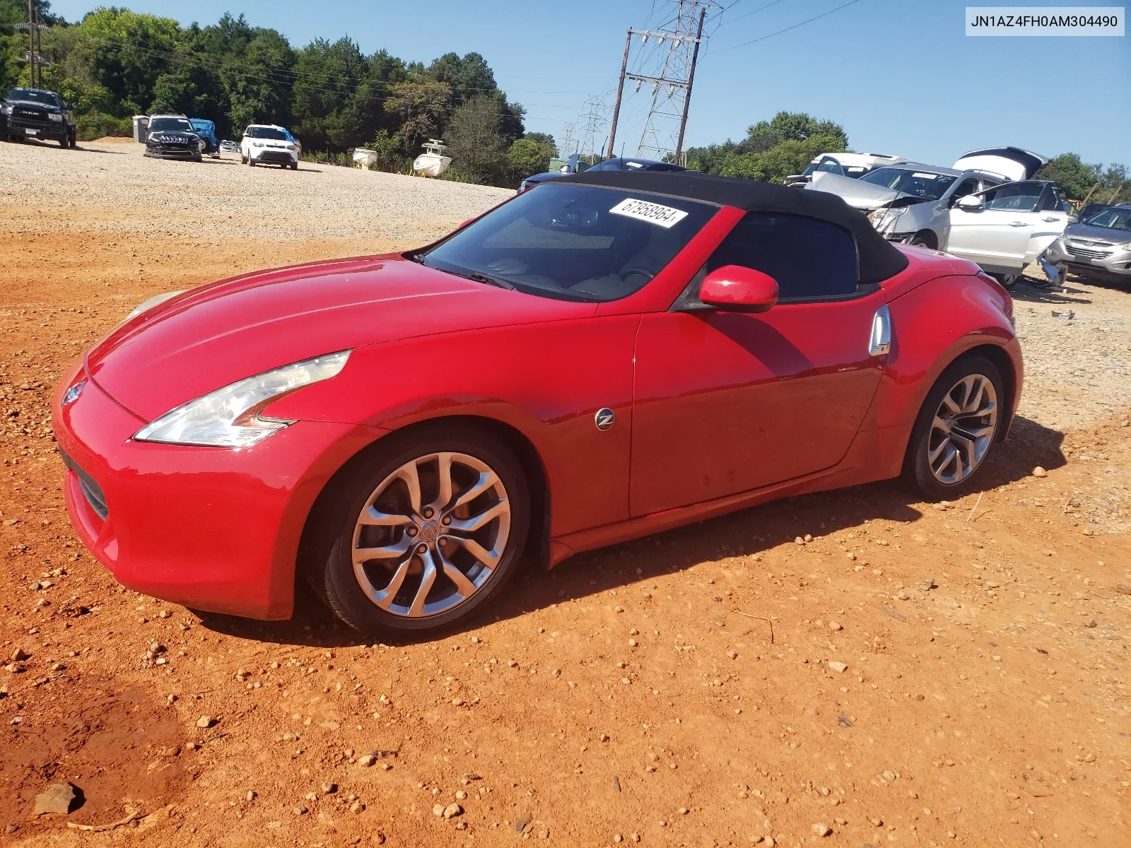 2010 Nissan 370Z VIN: JN1AZ4FH0AM304490 Lot: 67958964