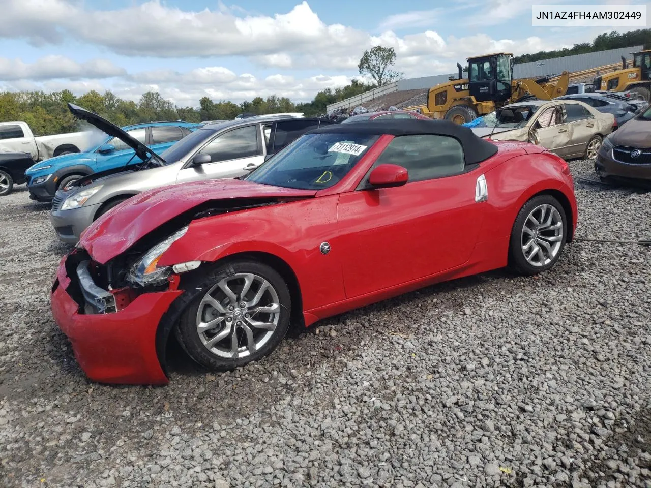 2010 Nissan 370Z VIN: JN1AZ4FH4AM302449 Lot: 73112914