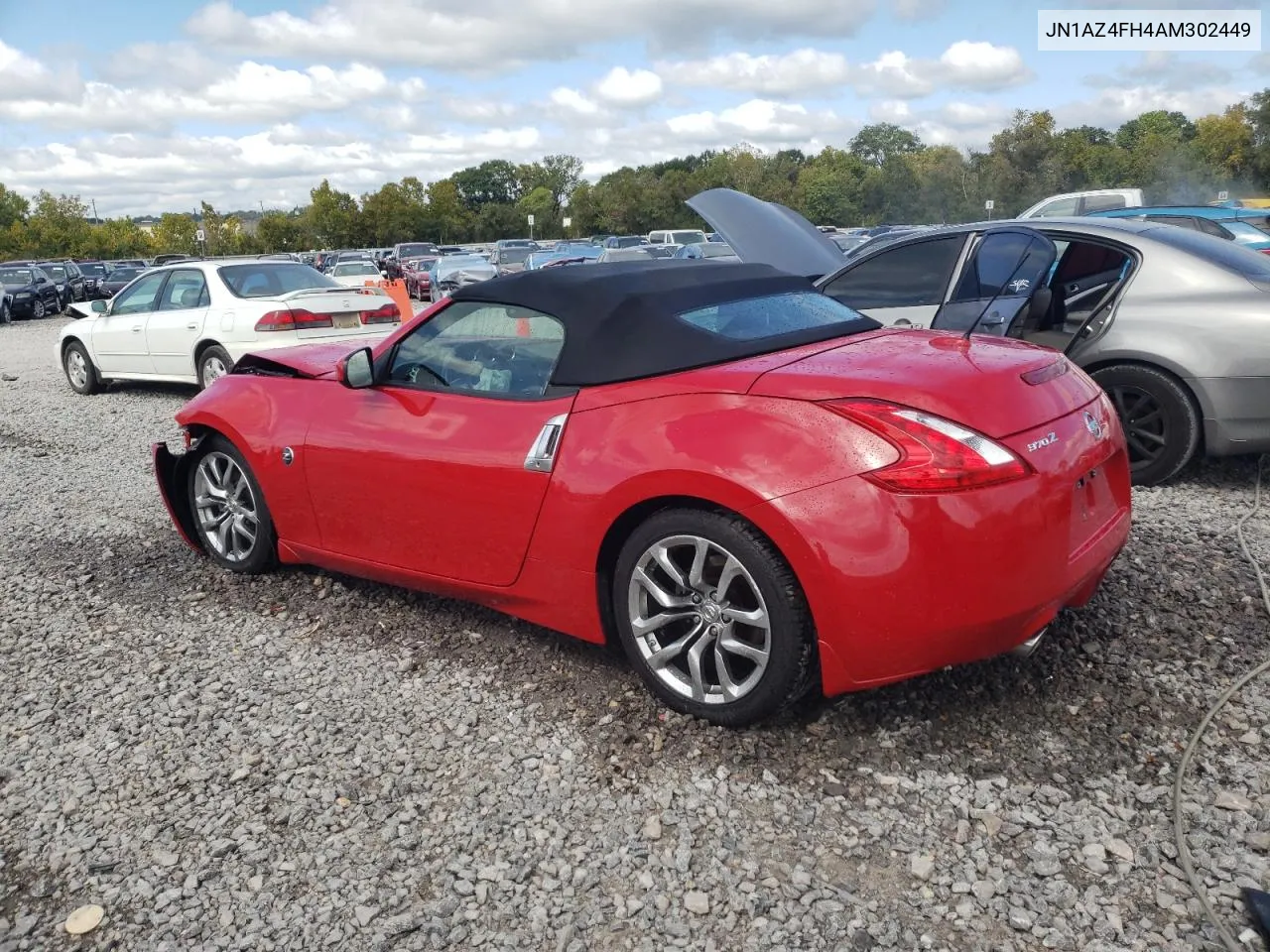 2010 Nissan 370Z VIN: JN1AZ4FH4AM302449 Lot: 73112914