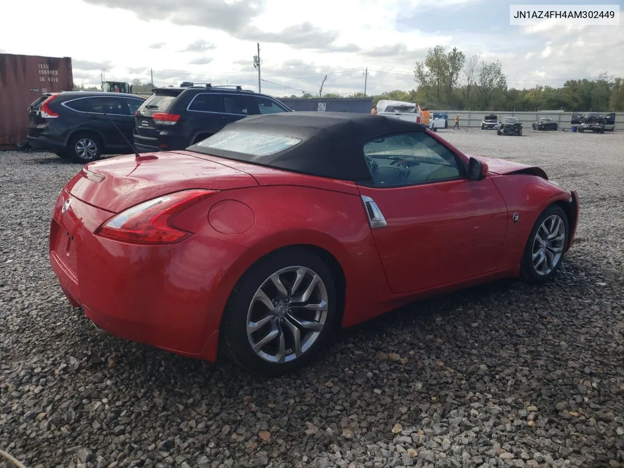 2010 Nissan 370Z VIN: JN1AZ4FH4AM302449 Lot: 73112914