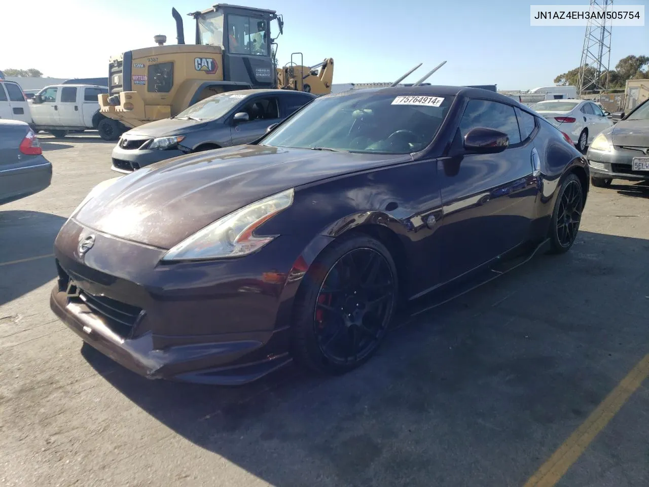 2010 Nissan 370Z VIN: JN1AZ4EH3AM505754 Lot: 75764914