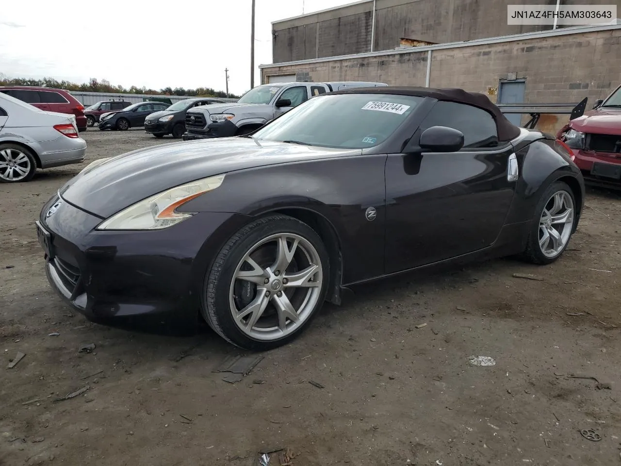 2010 Nissan 370Z VIN: JN1AZ4FH5AM303643 Lot: 75991244