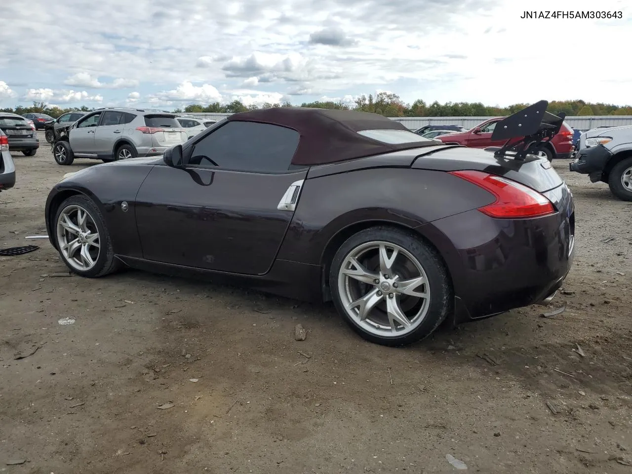 2010 Nissan 370Z VIN: JN1AZ4FH5AM303643 Lot: 75991244