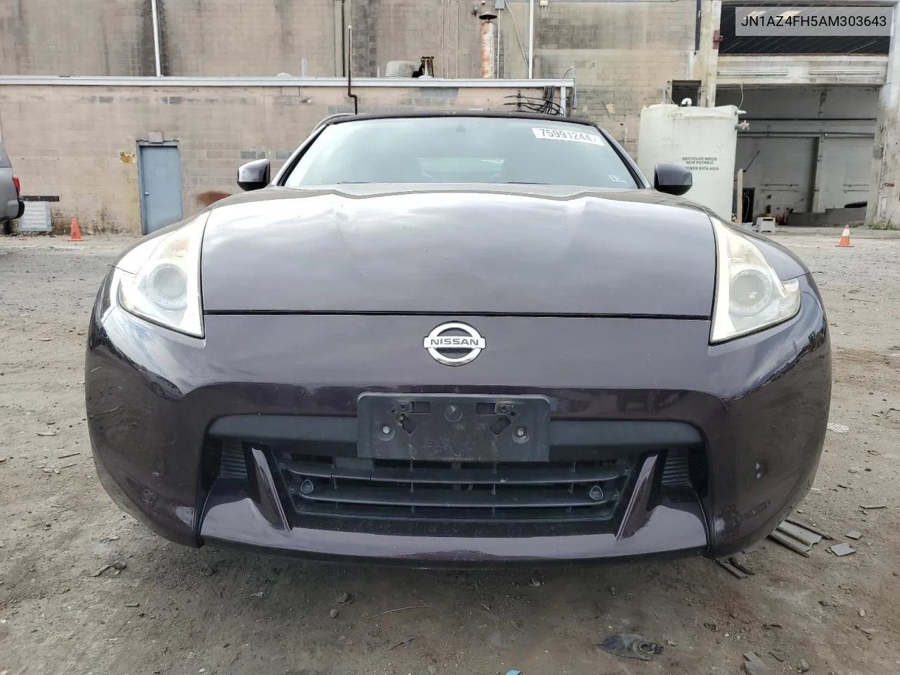 2010 Nissan 370Z VIN: JN1AZ4FH5AM303643 Lot: 75991244