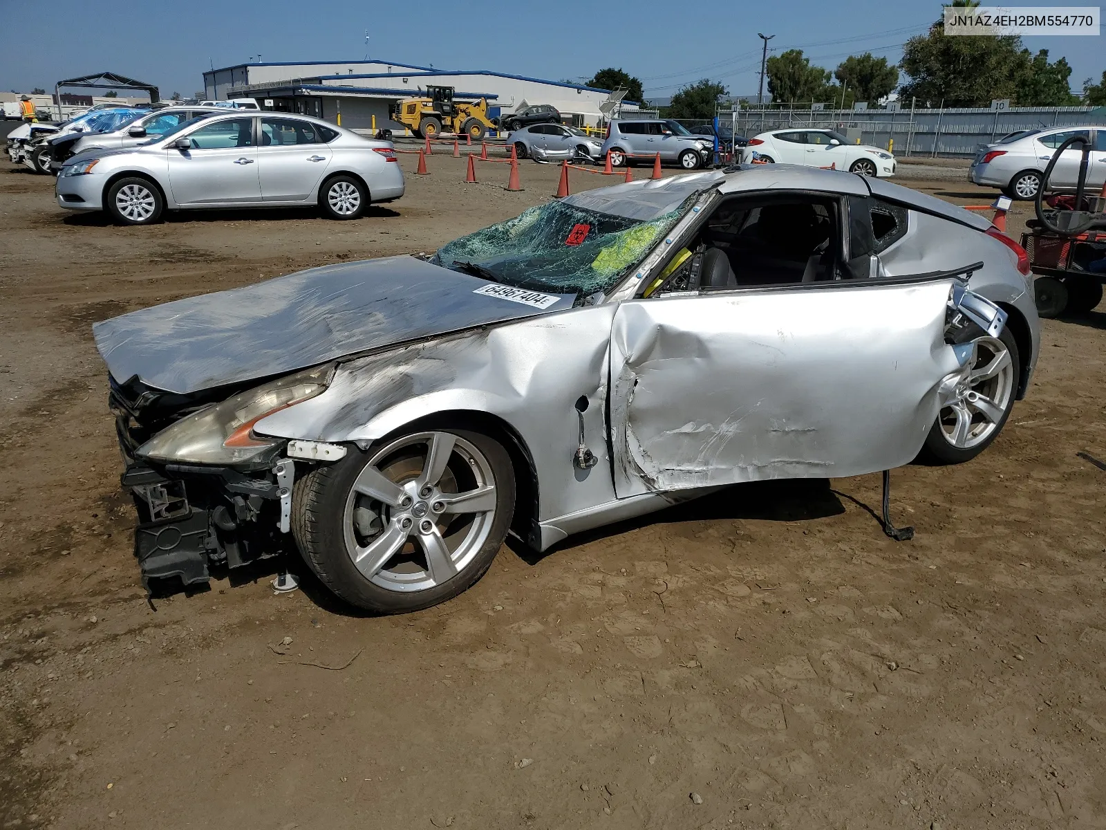 2011 Nissan 370Z Base VIN: JN1AZ4EH2BM554770 Lot: 64967404