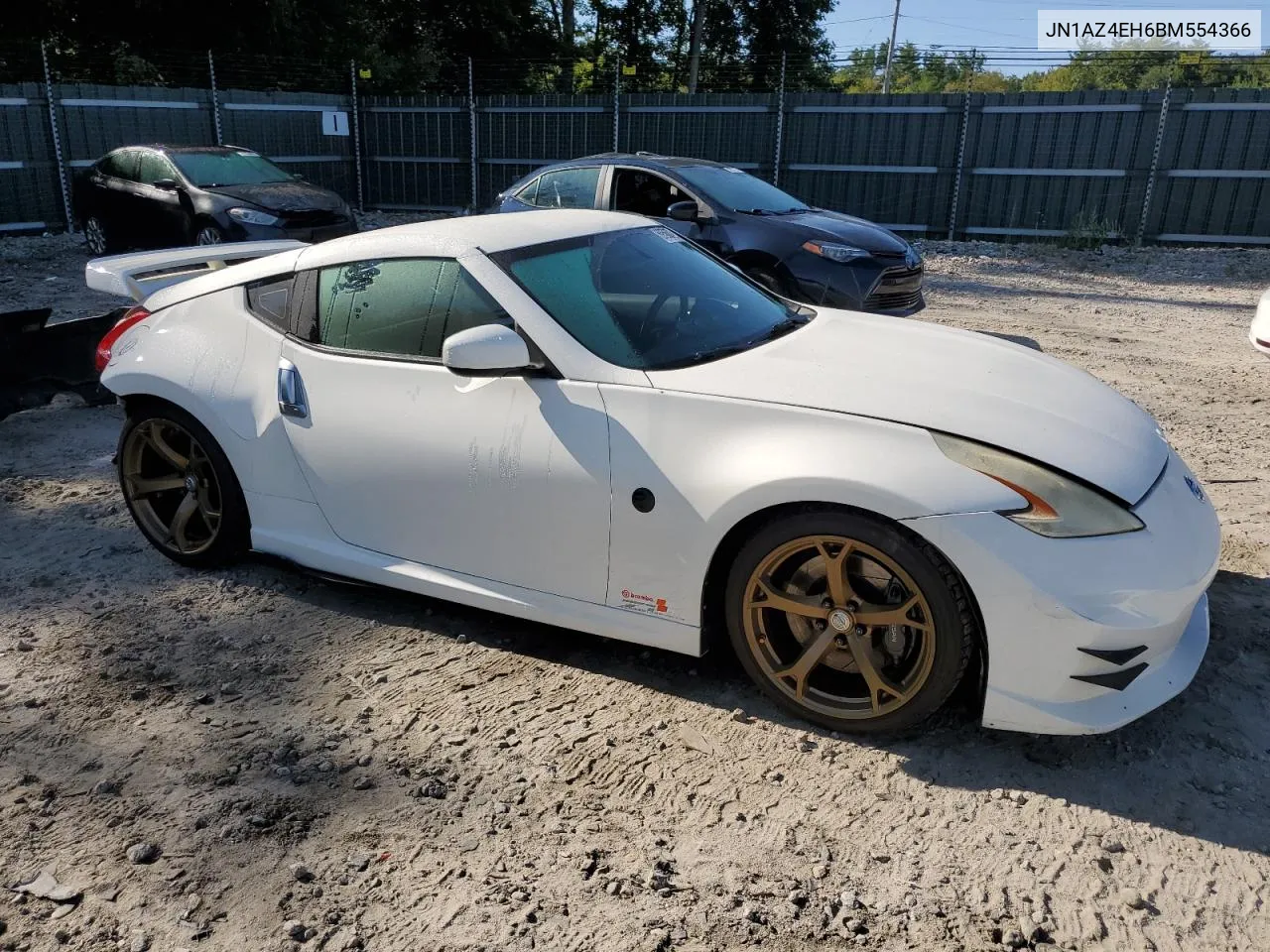 2011 Nissan 370Z Base VIN: JN1AZ4EH6BM554366 Lot: 69566784