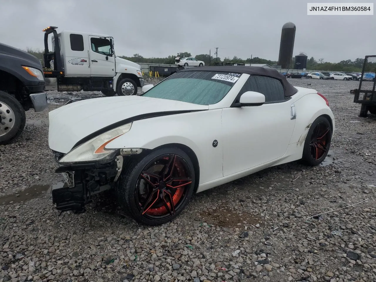 2011 Nissan 370Z Base VIN: JN1AZ4FH1BM360584 Lot: 73120974