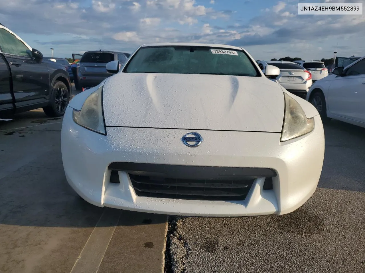 2011 Nissan 370Z Base VIN: JN1AZ4EH9BM552899 Lot: 73930794