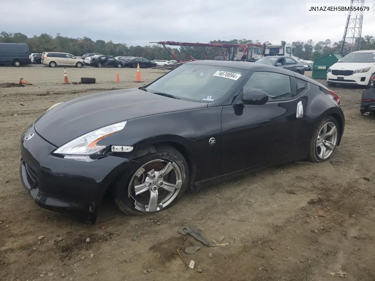 2011 Nissan 370Z Base VIN: JN1AZ4EH5BM554679 Lot: 74670894