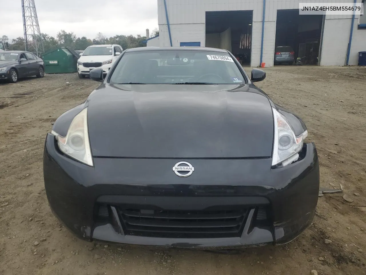 2011 Nissan 370Z Base VIN: JN1AZ4EH5BM554679 Lot: 74670894