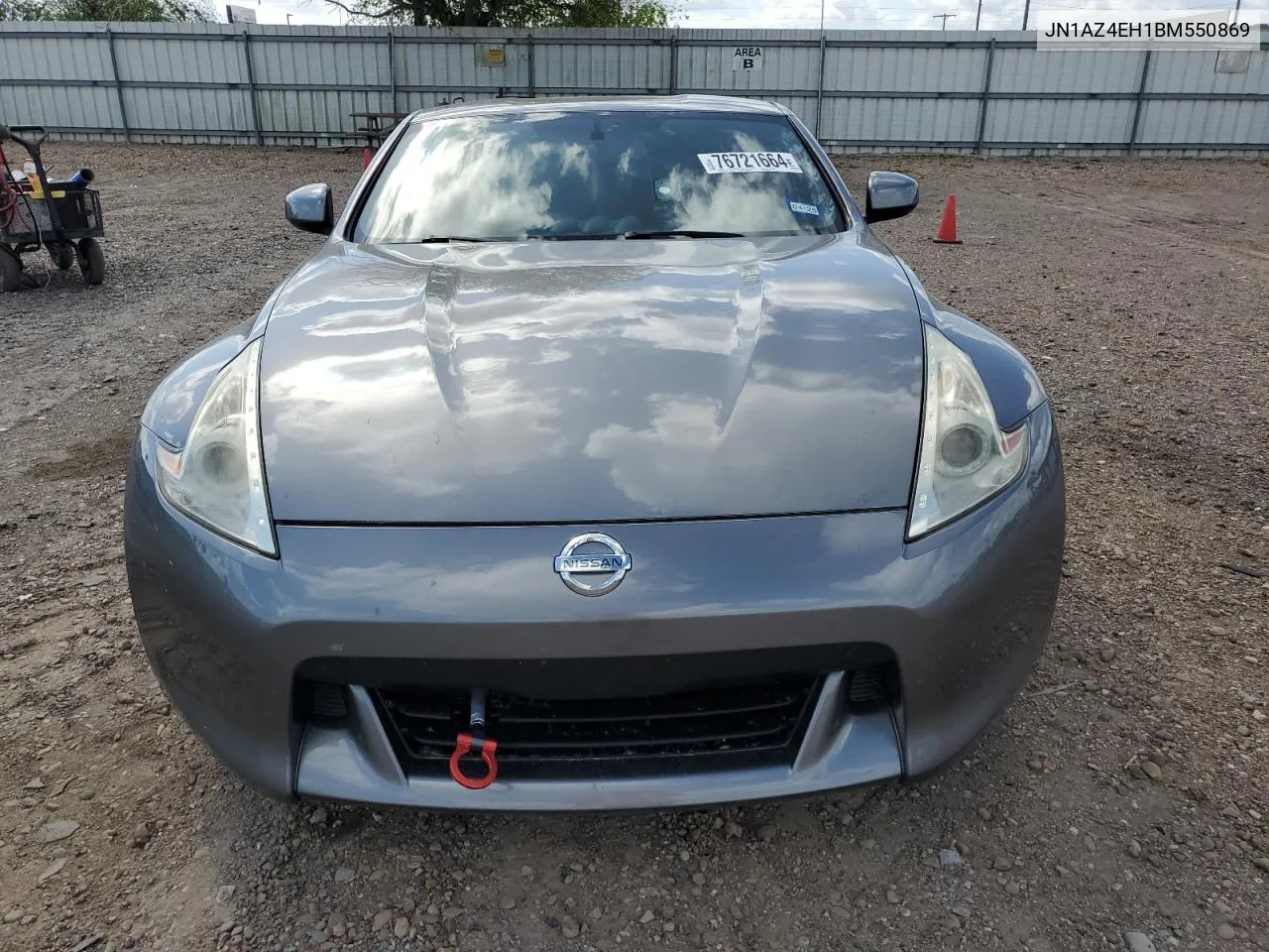 2011 Nissan 370Z Base VIN: JN1AZ4EH1BM550869 Lot: 76721664