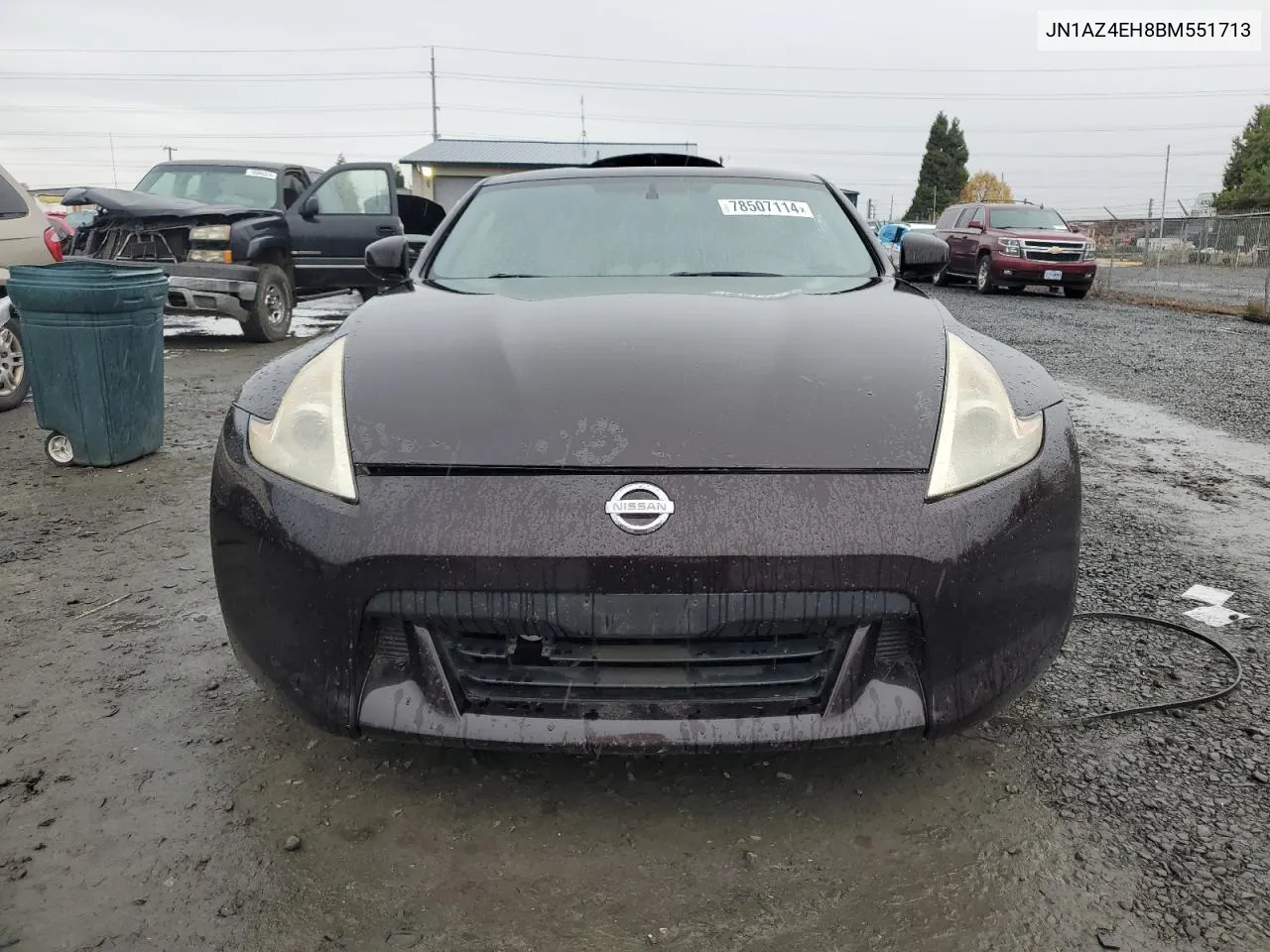 2011 Nissan 370Z Base VIN: JN1AZ4EH8BM551713 Lot: 78507114