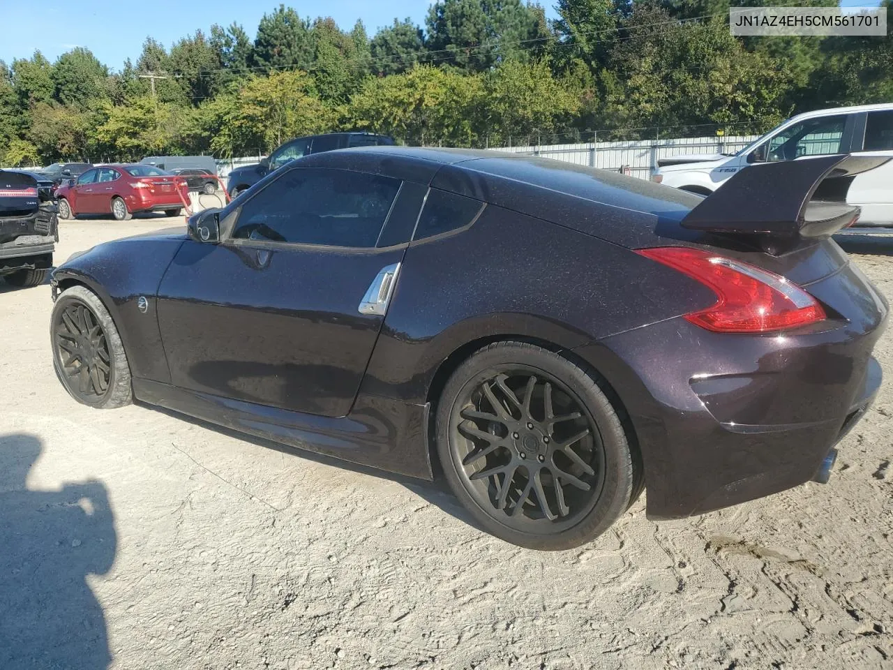 JN1AZ4EH5CM561701 2012 Nissan 370Z Base