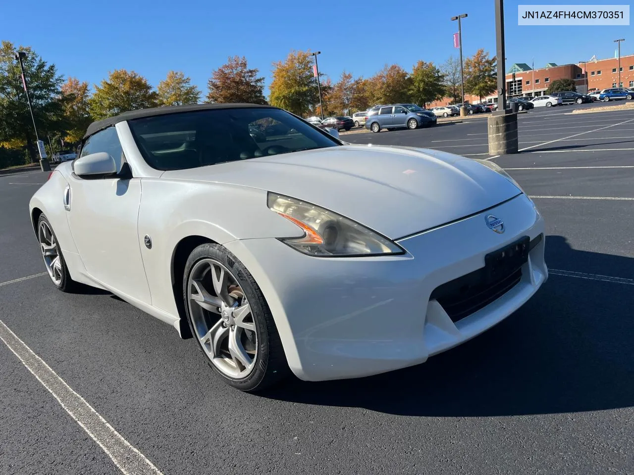 2012 Nissan 370Z Base VIN: JN1AZ4FH4CM370351 Lot: 77653994