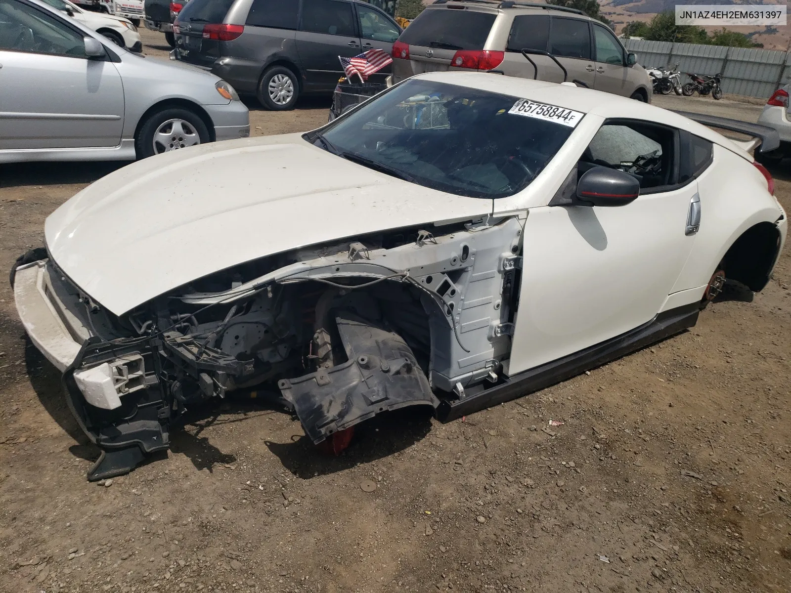 2014 Nissan 370Z Base VIN: JN1AZ4EH2EM631397 Lot: 65758844