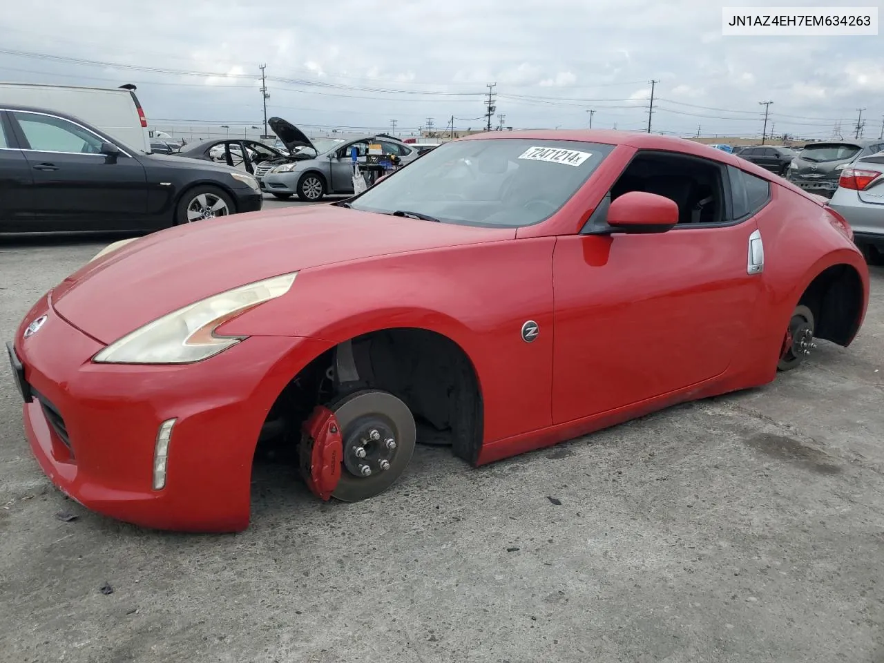 2014 Nissan 370Z Base VIN: JN1AZ4EH7EM634263 Lot: 72471214