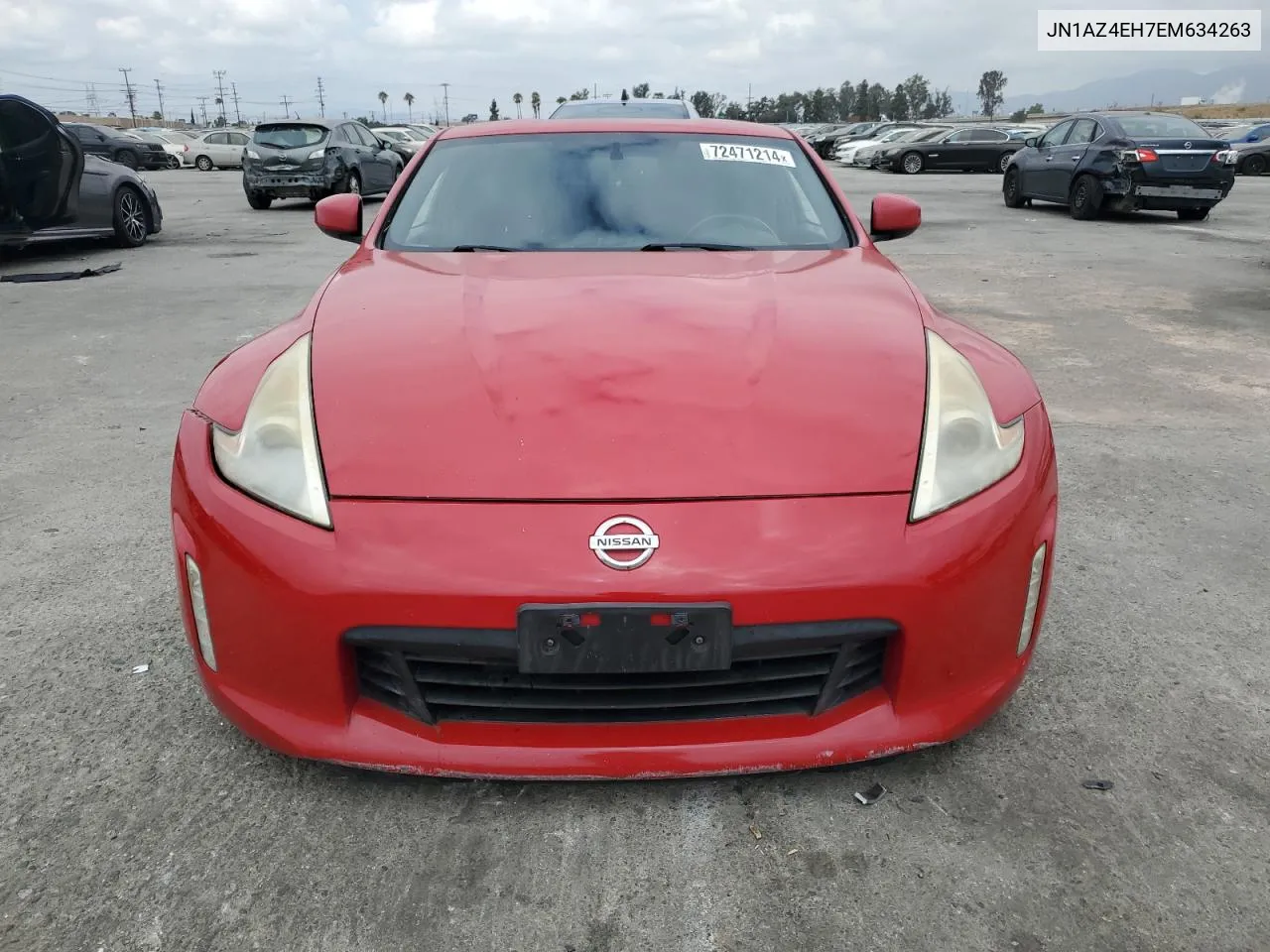 2014 Nissan 370Z Base VIN: JN1AZ4EH7EM634263 Lot: 72471214