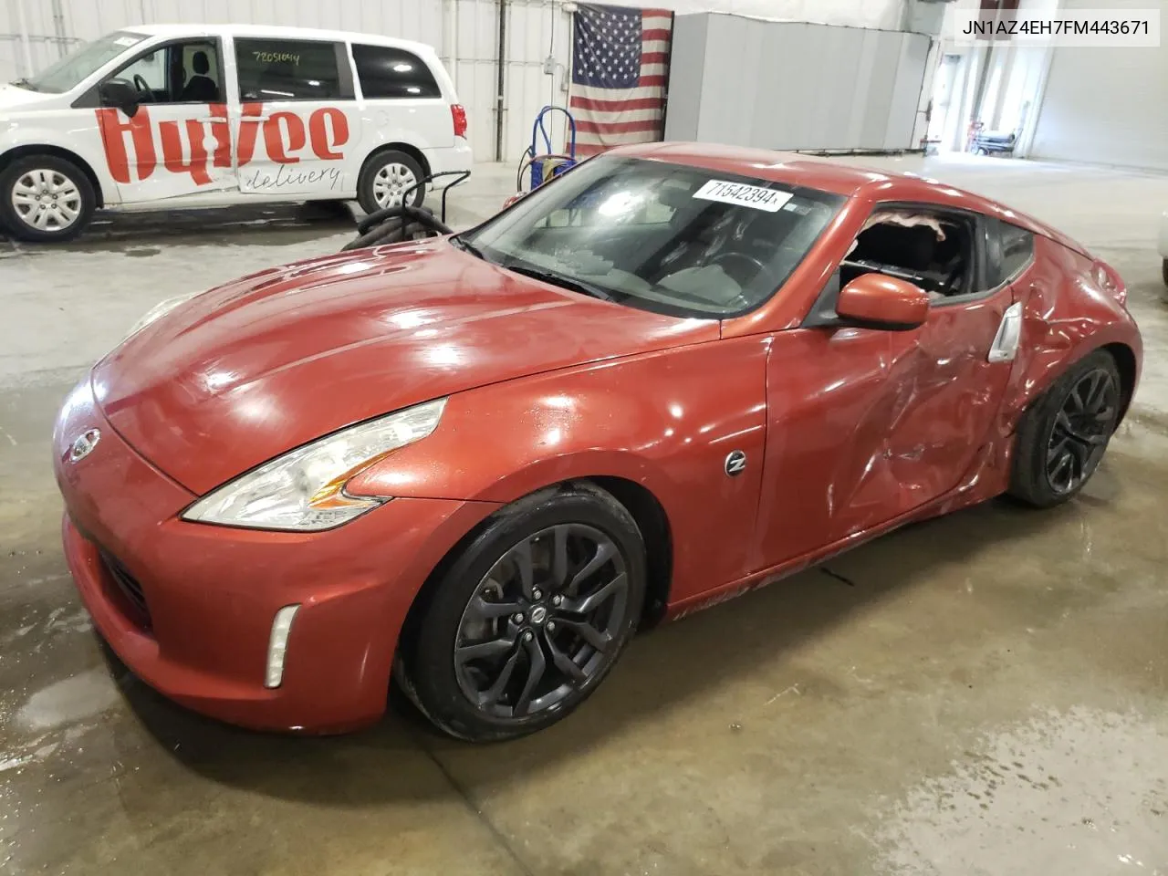 2015 Nissan 370Z Base VIN: JN1AZ4EH7FM443671 Lot: 71542394