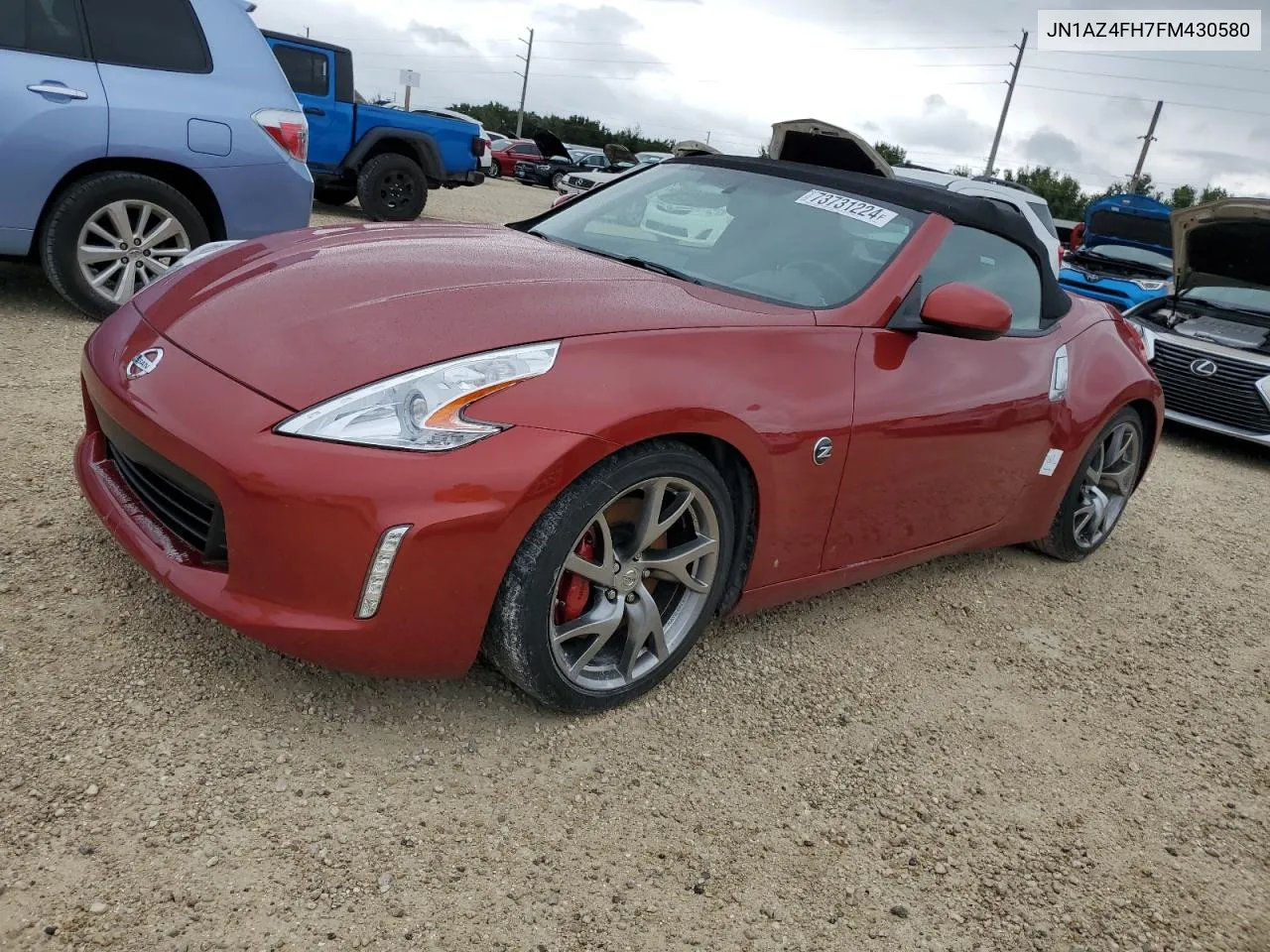 2015 Nissan 370Z Base VIN: JN1AZ4FH7FM430580 Lot: 73731224