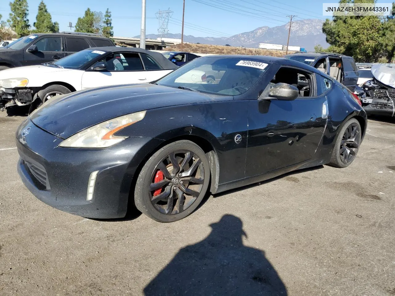 2015 Nissan 370Z Base VIN: JN1AZ4EH3FM443361 Lot: 76965904