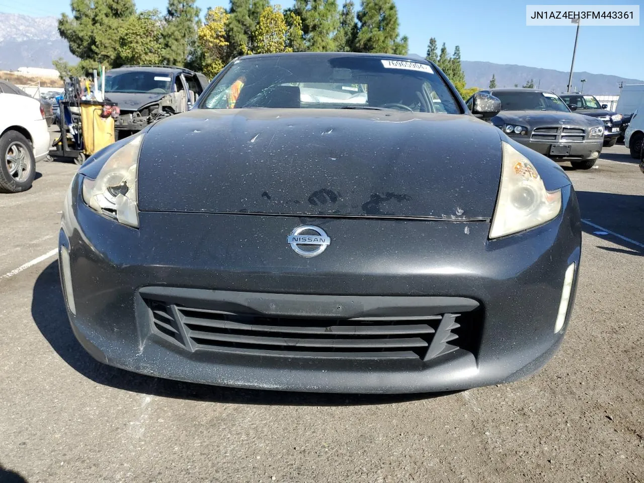 2015 Nissan 370Z Base VIN: JN1AZ4EH3FM443361 Lot: 76965904