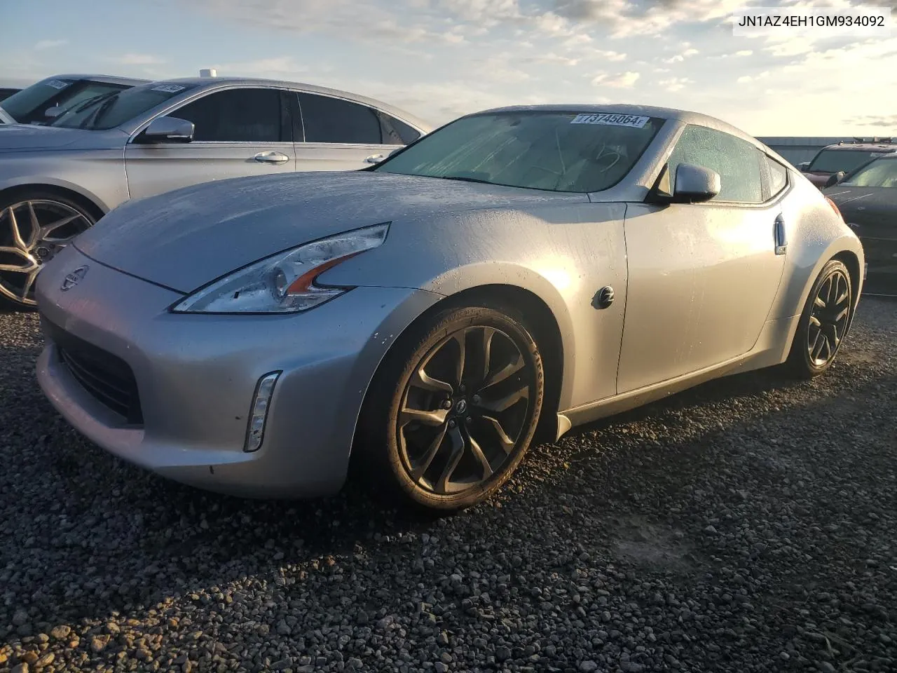 2016 Nissan 370Z Base VIN: JN1AZ4EH1GM934092 Lot: 73745064