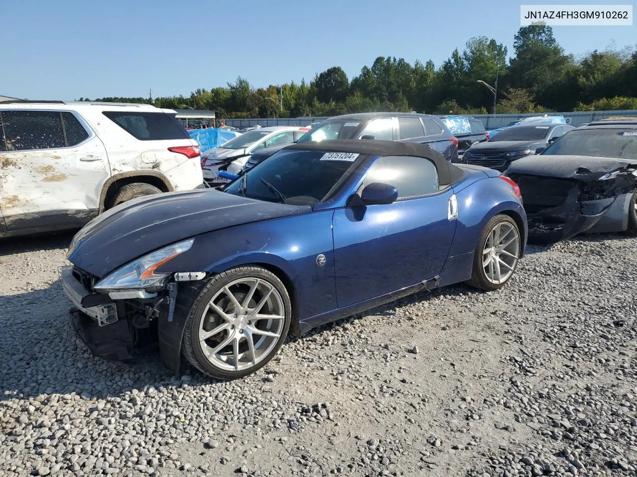 JN1AZ4FH3GM910262 2016 Nissan 370Z Base