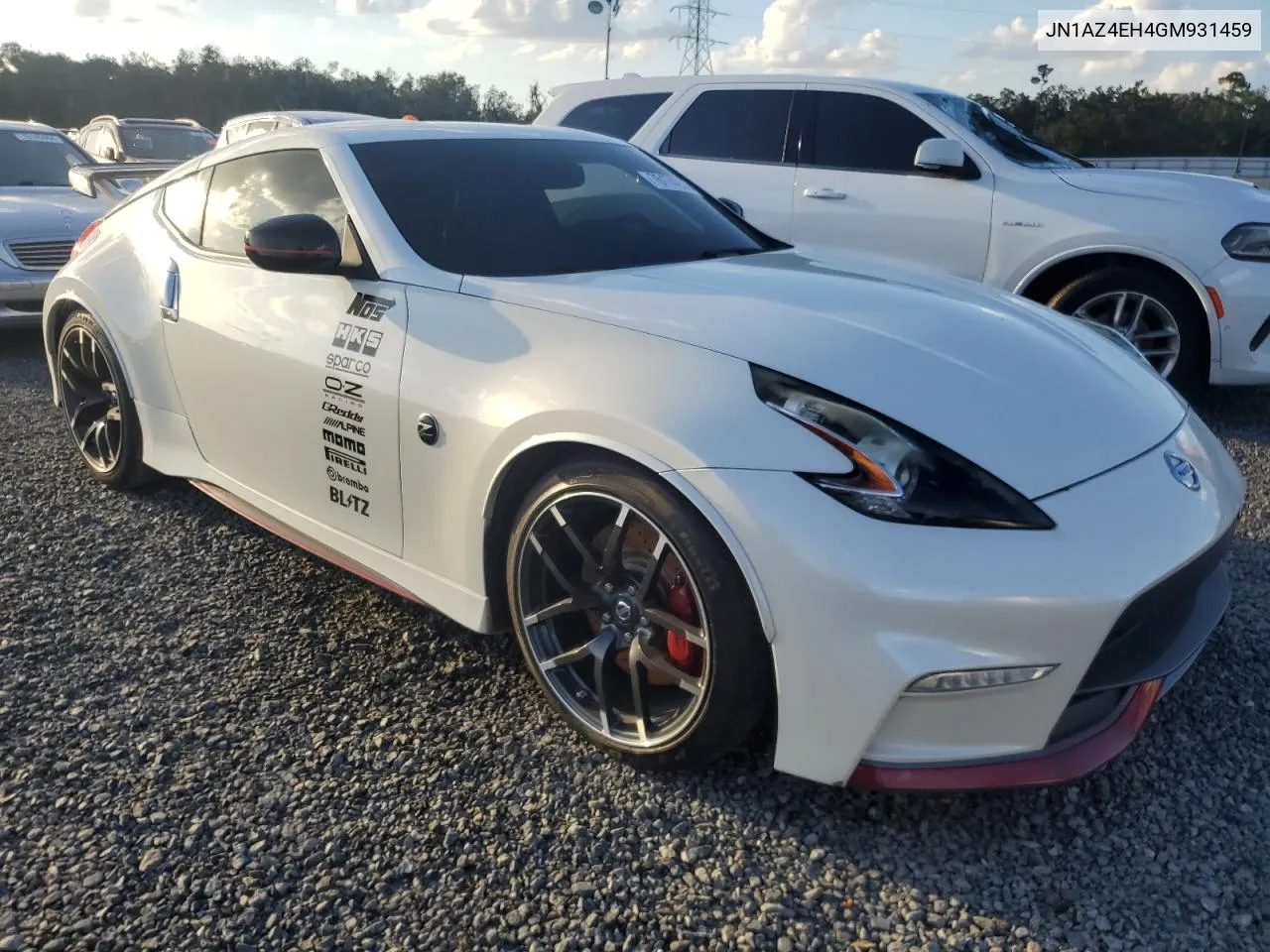 2016 Nissan 370Z Base VIN: JN1AZ4EH4GM931459 Lot: 76174254