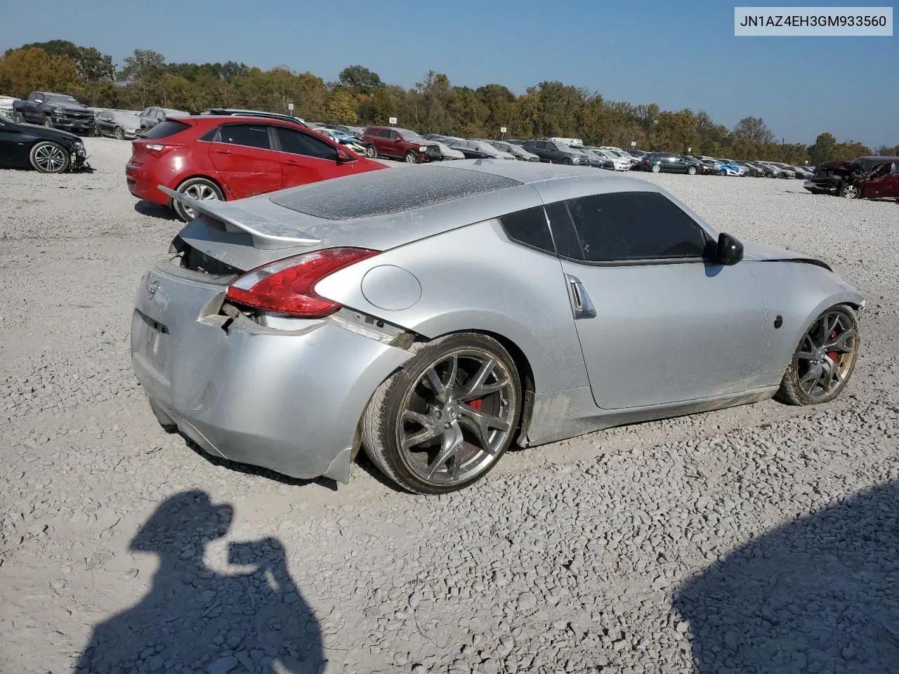 2016 Nissan 370Z Base VIN: JN1AZ4EH3GM933560 Lot: 77106624