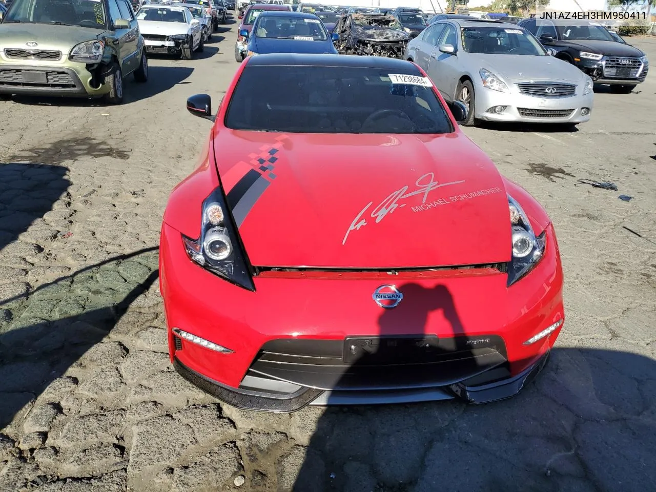 2017 Nissan 370Z Base VIN: JN1AZ4EH3HM950411 Lot: 71238684