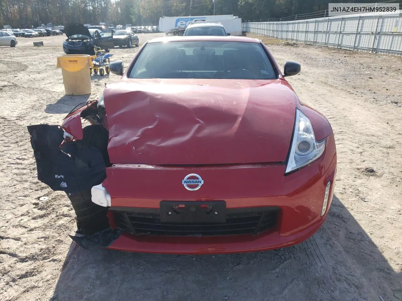 2017 Nissan 370Z Base VIN: JN1AZ4EH7HM952839 Lot: 78248244