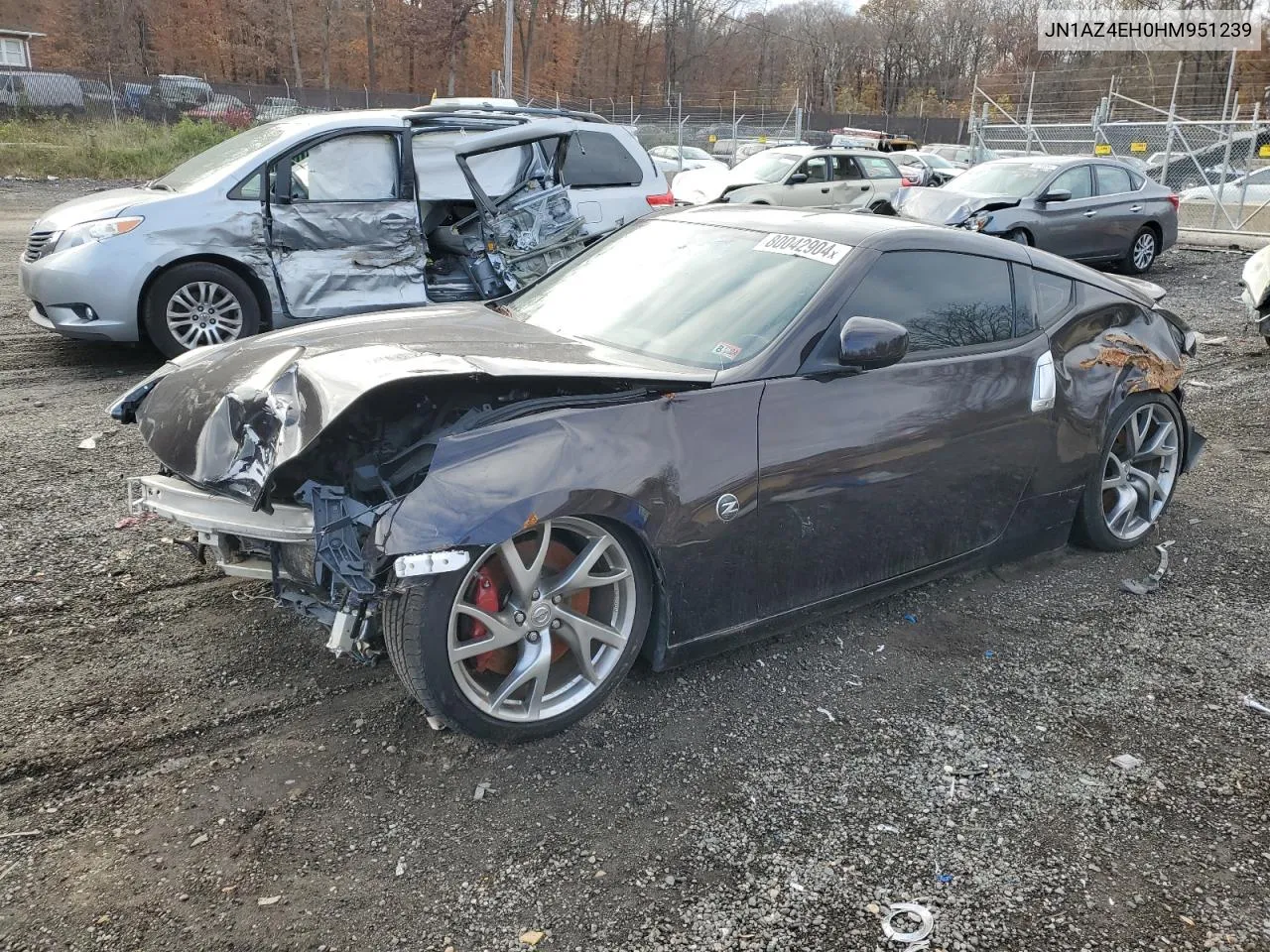 2017 Nissan 370Z Base VIN: JN1AZ4EH0HM951239 Lot: 80042904