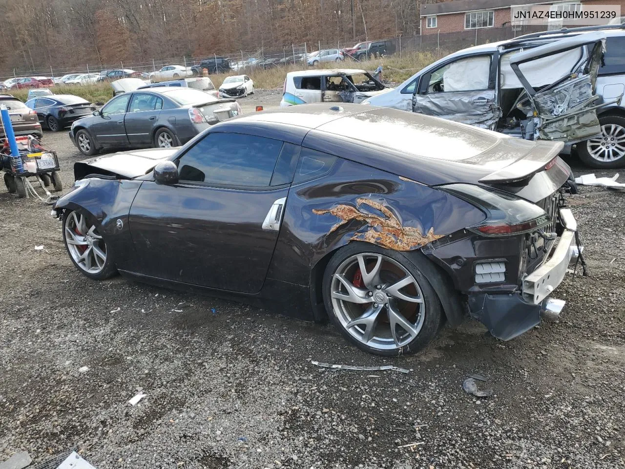 2017 Nissan 370Z Base VIN: JN1AZ4EH0HM951239 Lot: 80042904