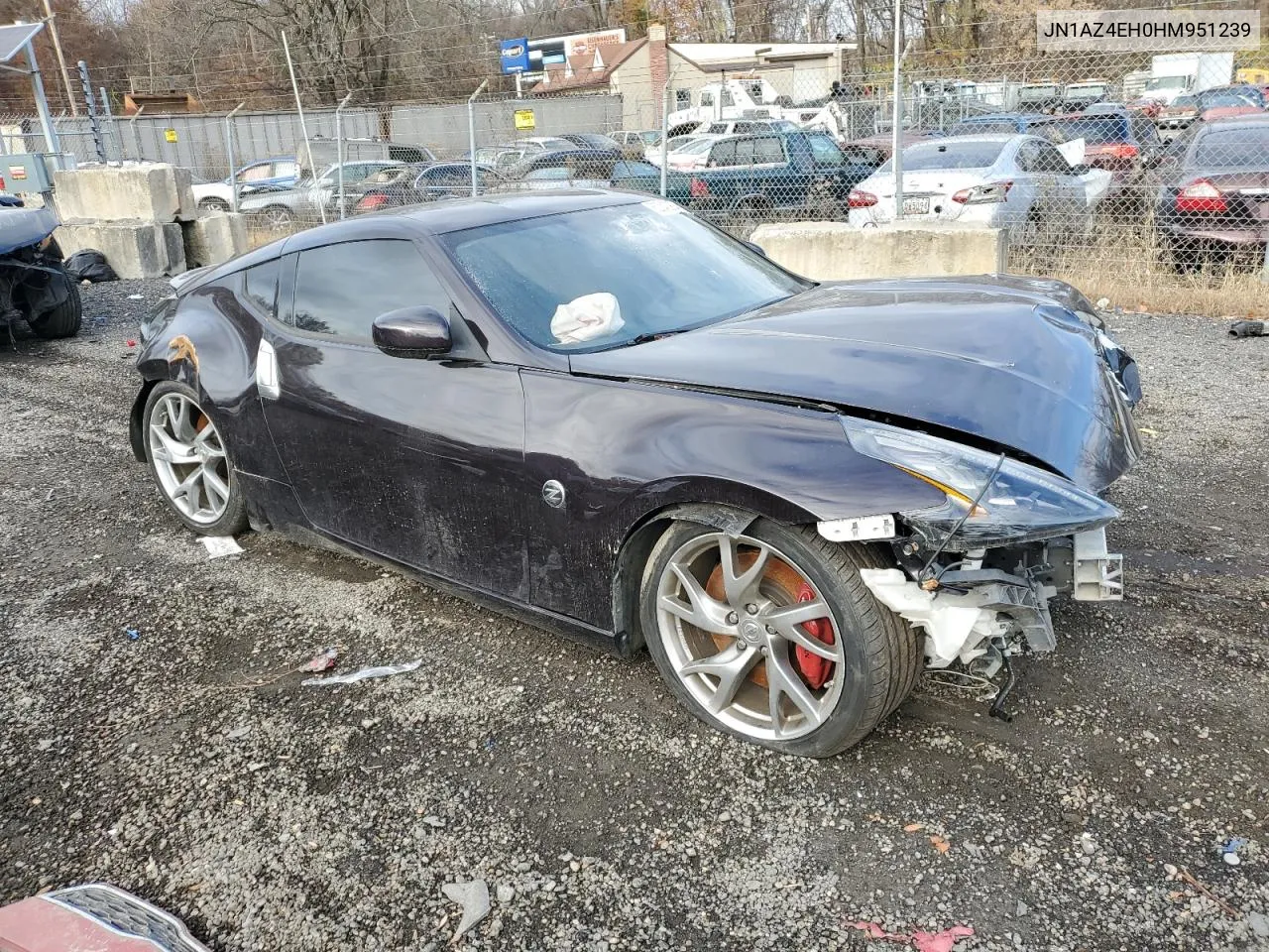 2017 Nissan 370Z Base VIN: JN1AZ4EH0HM951239 Lot: 80042904