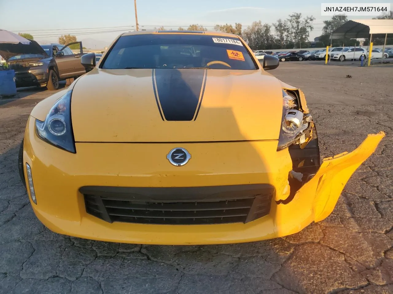 2018 Nissan 370Z Base VIN: JN1AZ4EH7JM571644 Lot: 80171184