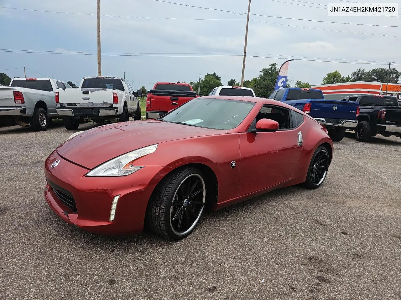 2019 Nissan 370Z Base VIN: JN1AZ4EH2KM421720 Lot: 70187794